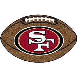 Fanmats NFL San Francisco 49ers 22x35-inch Football Mat