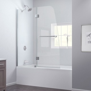 DreamLine Aqua 48x58-inch Frameless Hinged Tub Door