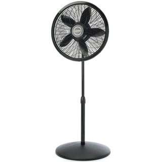 Lasko 1827 Black 18-inch Adjustable Elegance and Performance Pedestal Fan