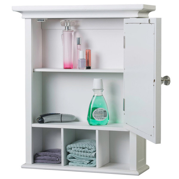 White Medicine Cabinet by Elegant Home Fashions