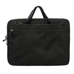 Pinder Bags Corner Office Black Nylon 15.4-inch Laptop Sleeve