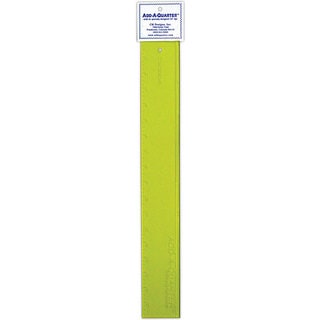 CM Designs Add-A-Quarter 18-inch Yellow Ruler