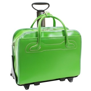 McKlein Willowbrook Detachable-Wheeled Rolling 17-inch Laptop Briefcase