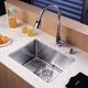 KRAUS 23 Inch Undermount Single Bowl 16 Gauge Stainless Steel Kitchen Sink with NoiseDefend Soundproofing