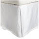 Superior 100-percent Premium Long-staple Combed Cotton Solid-colored Washable 15-inch Drop Length Bedskirt