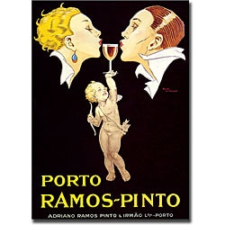 Rene Vincent 'Porto Ramos Pinto' Gallery Wrapped Art
