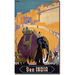 'See India' Gallery-wrapped Canvas Art