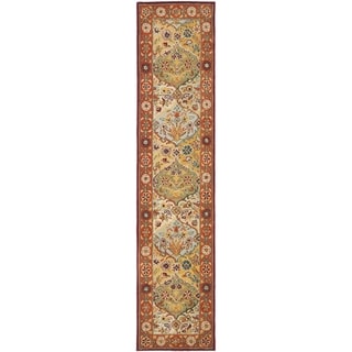 Safavieh Handmade Heritage Traditional Bakhtiari Multi/ Red Wool Runner (2'3 x 14')