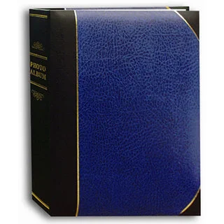 Pioneer Navy Blue Ledger Cover 5x7 Bookstyle Bi-directional Memo Albums (Pack of 2)