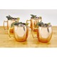 Solid Copper 16-ounce Moscow Mule Mugs (Set of 4)