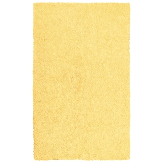 Yellow Chenille Shag Rug (4' x 6')