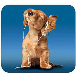 'iPod Dog' Deluxe Antimicrobial Mouse Pad