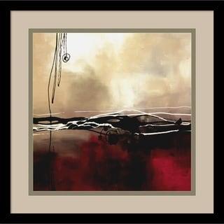 Laurie Maitland 'Symphony in Red and Khaki I' Framed Art Print