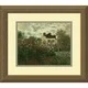 Thumbnail 1, Framed Art Print 'The Artist's Garden at Argenteuil, 1873' by Claude Monet 16 x 14-inch.