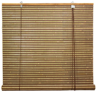 Burnt Bamboo 36-inch Roll-up Window Shade (China)