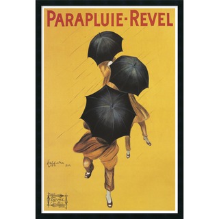 Leonetto Cappiello 'Parapluie Revel' Framed Textured Art