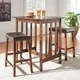 Nova 3-piece Kitchen Counter Height Dinette Set by iNSPIRE Q Classic - Thumbnail 3