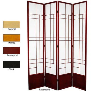 Handmade Spruce Wood 84-inch Eudes Room Divider (China)