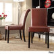 Dorian Faux Leather Upholstered Dining Chair (Set of 2) by iNSPIRE Q Bold - Thumbnail 3