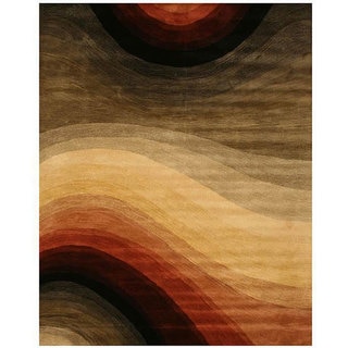 Hand-tufted Wool Contemporary Abstract Desertland Rug