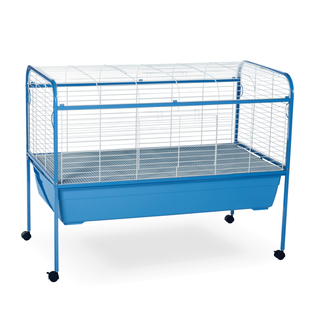 Prevue Pet Products Small Animal Cage with Stand 620 Powder Blue & White