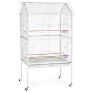 Prevue Pet Products Aviary Flight Cage with Stand F030 White