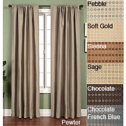 Softline Jaipur Circle Rod Pocket 96-inch Curtain Panel