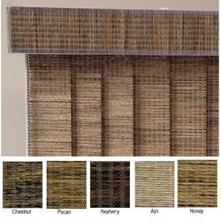 Vertical Blinds - Edinborough 3 1/2" Free-Hang Fabric (46 Inches Wide x 5 Custom Lengths) with Valan