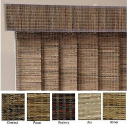 Vertical Blinds - Edinborough 3 1/2" Free-Hang Fabric (94 Inches Wide x 5 Custom Lengths) with Valan
