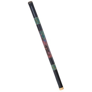 Handmade Black Bamboo Didgeridoo Musical Instrument (Indonesia)