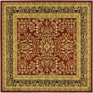 Safavieh Lyndhurst Traditional Oriental Red/ Black Rug (8' Square)