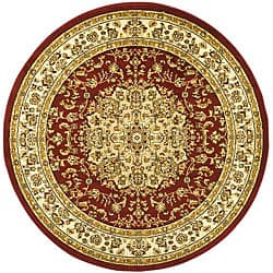Safavieh Lyndhurst Traditional Oriental Red/ Ivory Rug (8' Round)