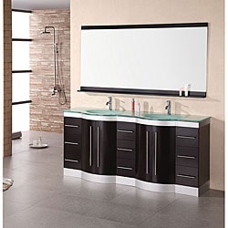 Design Element Supreme Modern Double-sink Bathroom Vanity