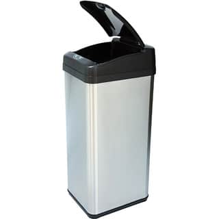 iTouchless 13-gallon Square Extra-Wide Opening Trash Can