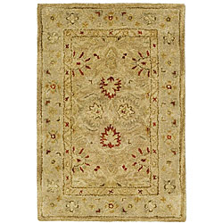 Safavieh Handmade Majesty Light Brown/ Beige Wool Rug (2' x 3')