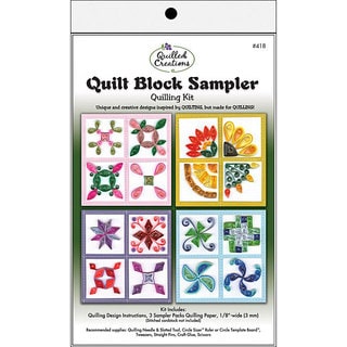 Quilt Block Sampler Quilling Kit