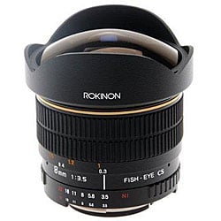 Rokinon 8mm F3.5 Ultra Wide Aspherical Fisheye Lens for Pentax