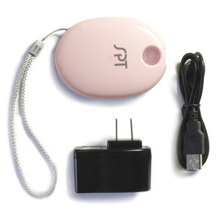 Sunpentown Portable Rechargeable AC/USB Pink Handheld Warmer
