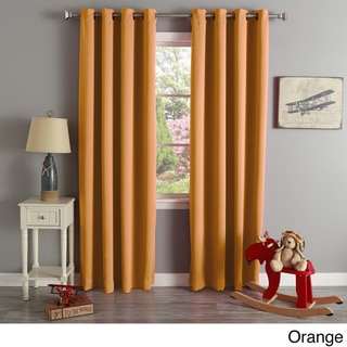 Aurora Home Grommet Top Thermal Insulated 96-inch Blackout Curtain Panel Pair