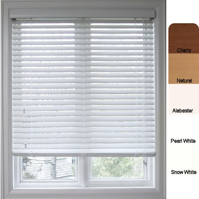 Arlo Blinds Customized Faux Wood 35.5-inch Window Blinds