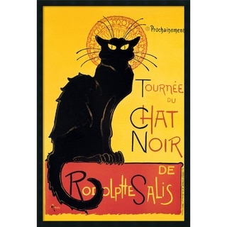 Theophile Alexandre Steinlen 'Tournee du Chat Noir' Framed Art