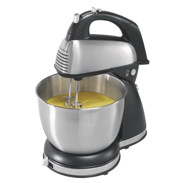 Hamilton Beach Stand/Hand Mixer with Stainless Steel Bowl