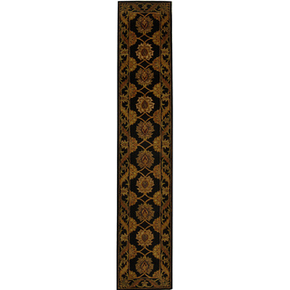 Safavieh Handmade Heritage Timeless Traditional Black Wool Runner (2'3 x 20')