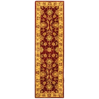 Safavieh Handmade Heritage Traditional Kerman Red/ Gold Wool Runner (2'3 x 20')