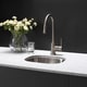 KRAUS Single-Handle Kitchen Faucet with Pull Down Dual-Function Sprayer in Satin Nickel