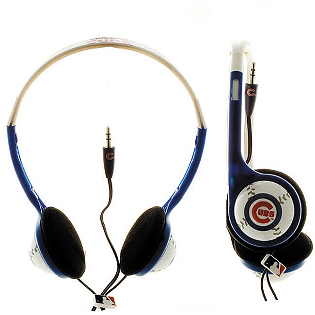 Nemo Digital MLB Chicago Cubs Logo Baseball Overhead Headphones