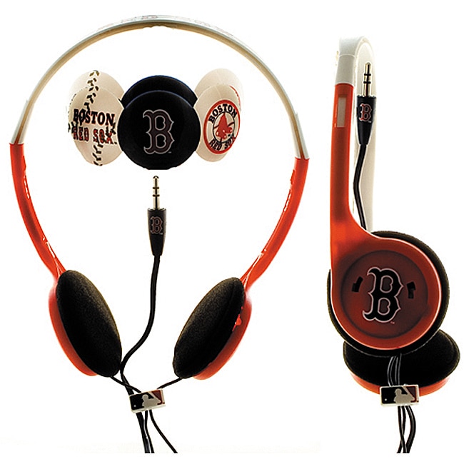 Nemo Digital MLF10118BS MLB Interchangeable Boston Red Sox Headphones