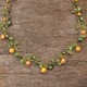 Handmade By Golden Silk Freshwater Pearl and Peridot Tropical Elite Strand Necklace (Thailand) - Thumbnail 0