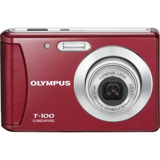 Olympus T-100 12 Megapixel Compact Camera - Red