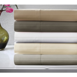Luxury Cotton Dobby Stripe 600 Thread Count Sheet Set